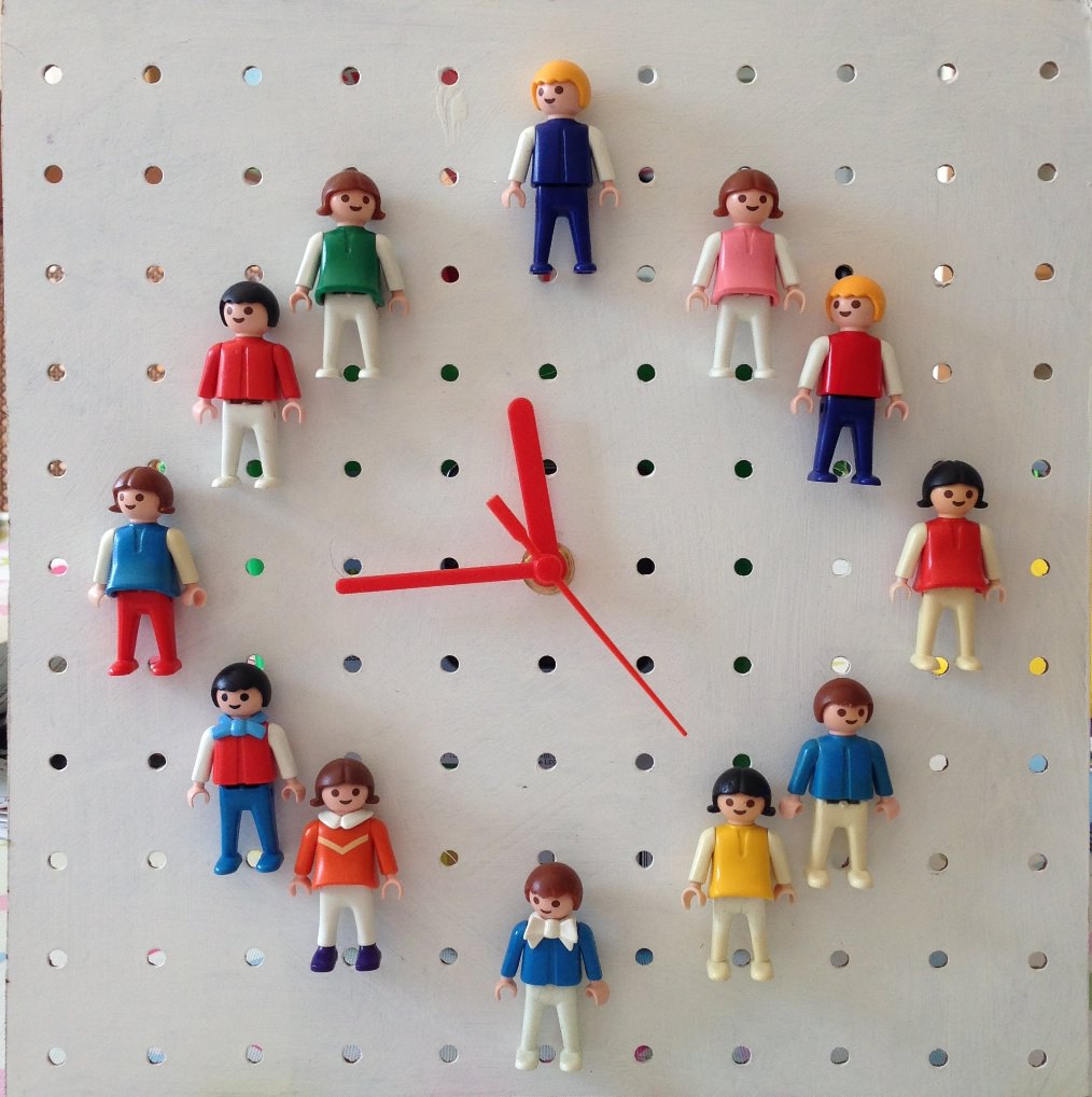 vintage Playmobil clock