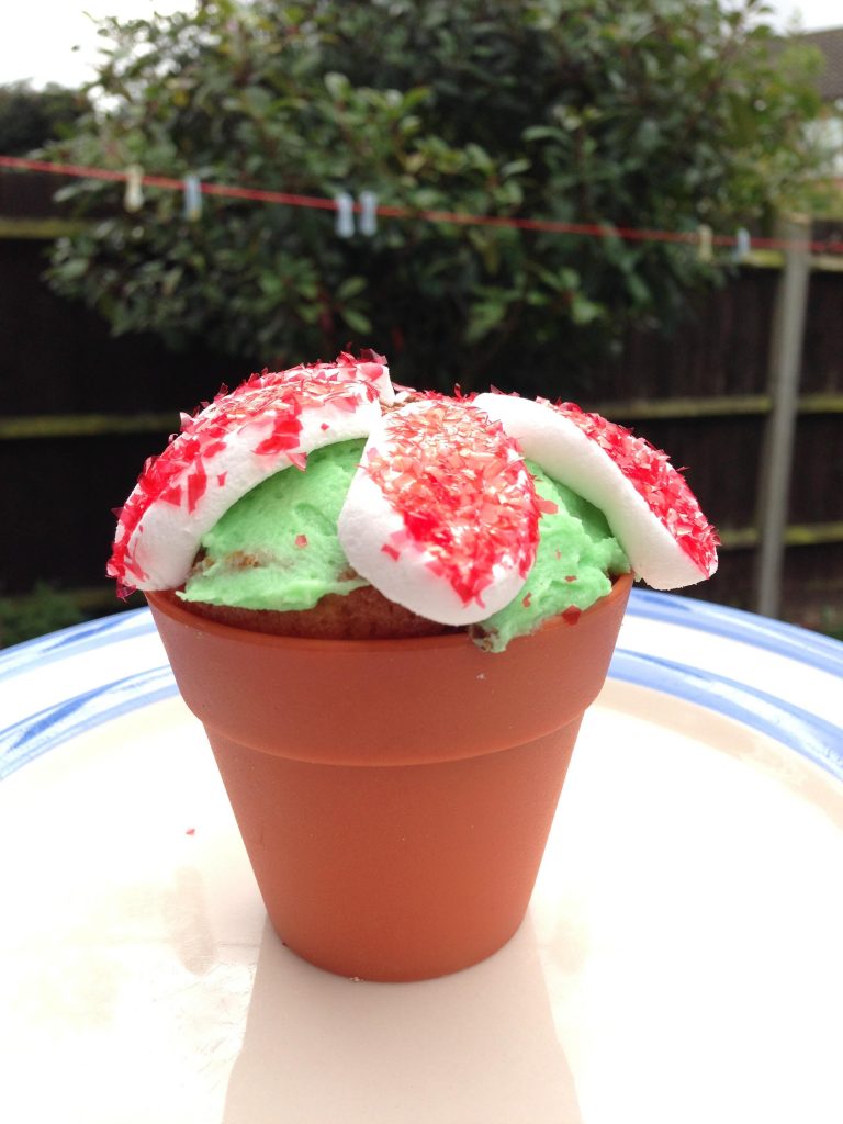 Flowery cupcakes Flowery cupcakes