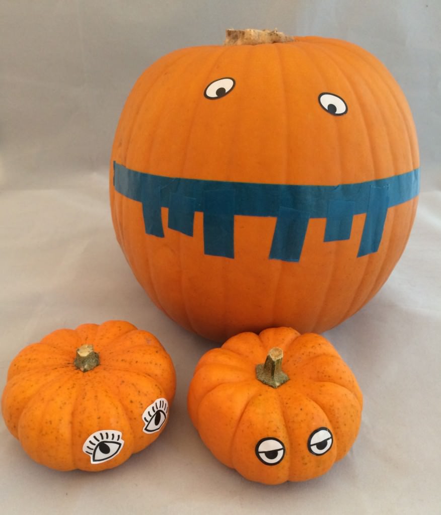 washi tape pumpkin