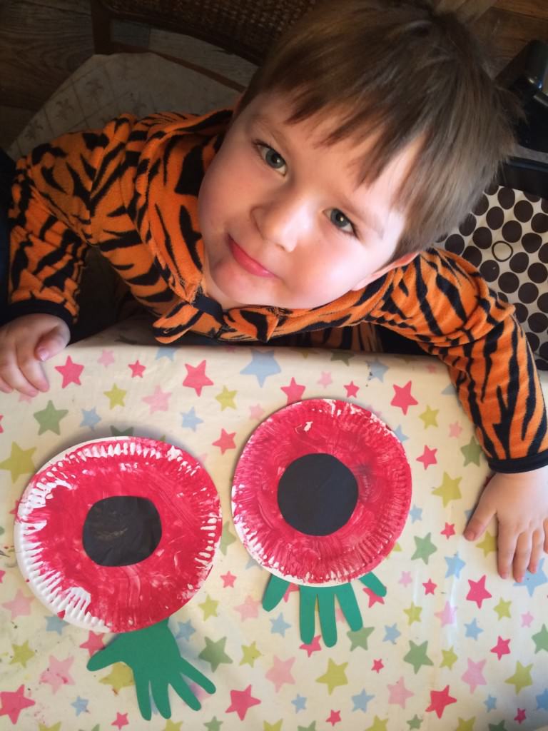 remembrance day paper plate poppies 