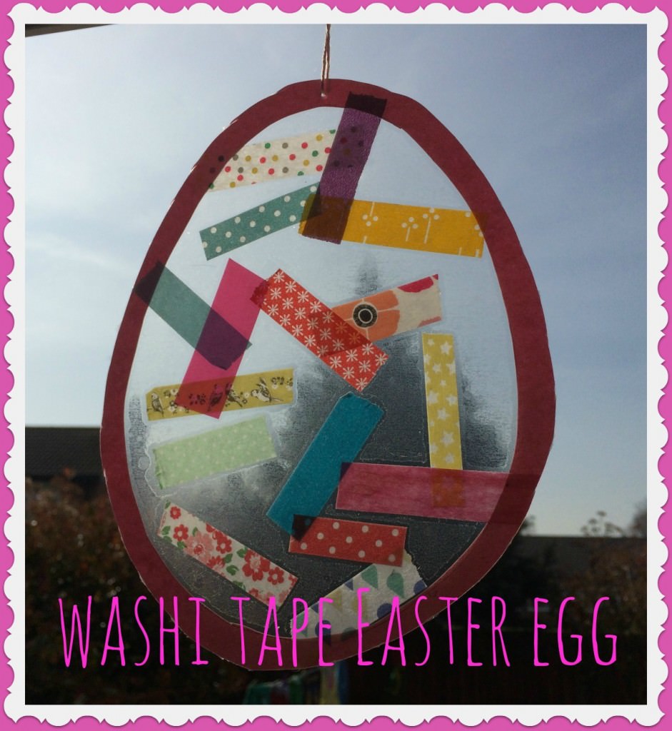 washi tape easter egg