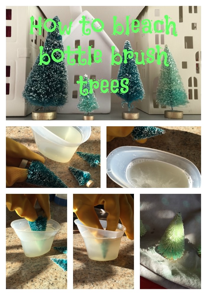 How to bleach bottle brush trees thegingerbreadhouse.co.uk