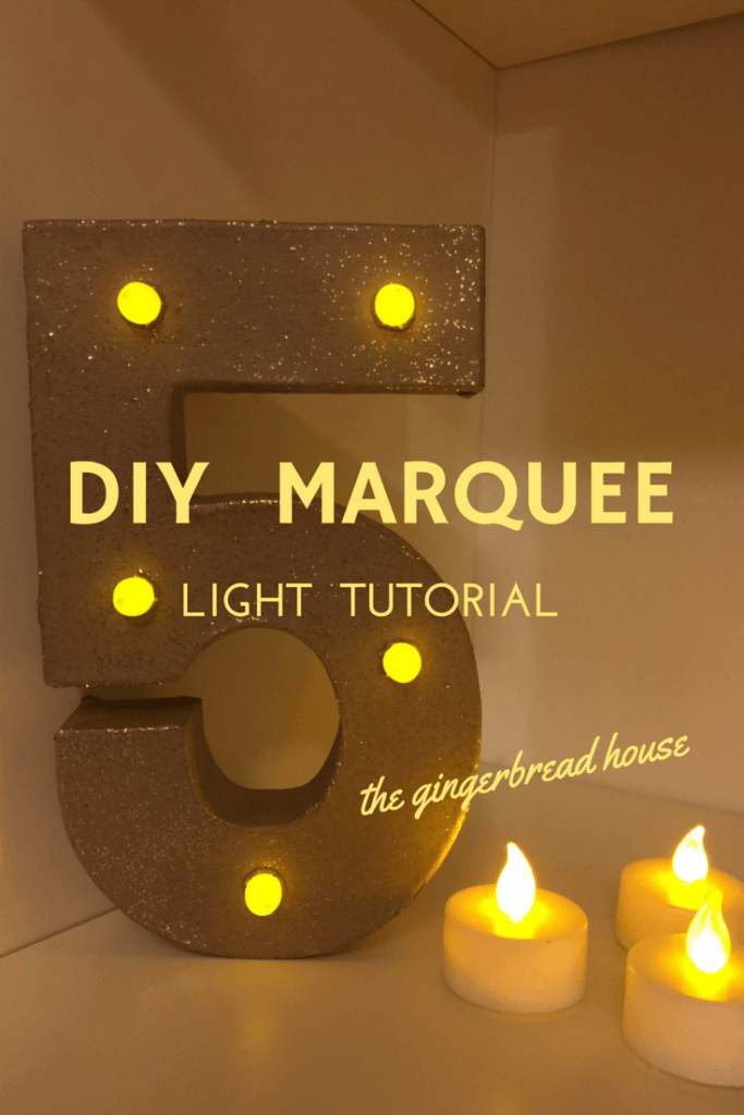 DIY Marquee Light Tutorial thegingerbreadhouse.co.uk