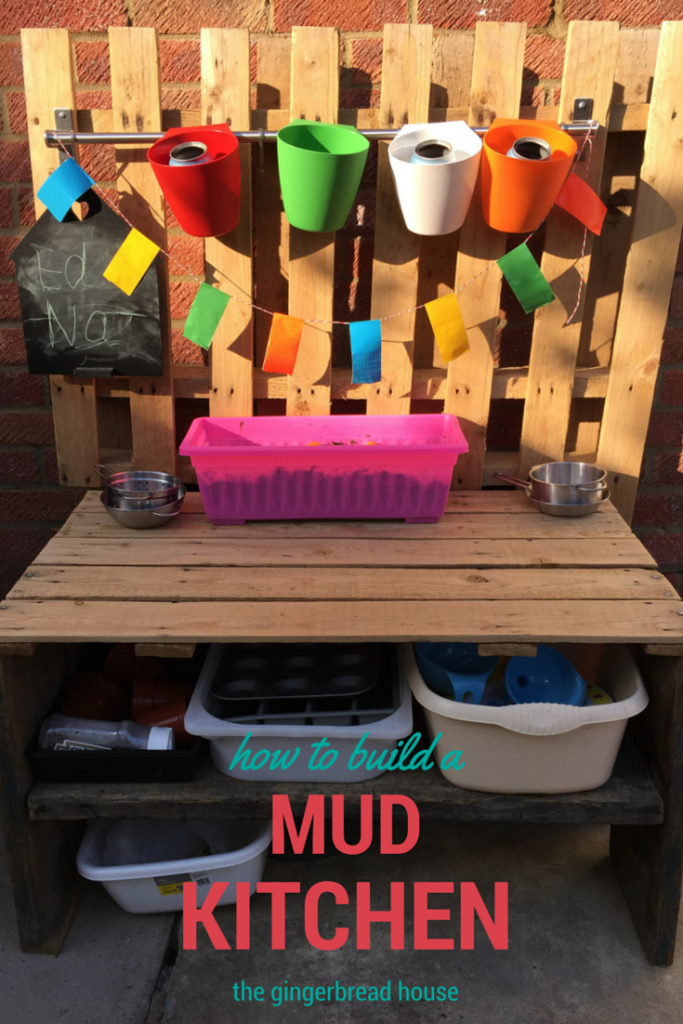 how to build a mud kitchen - the gingerbread house