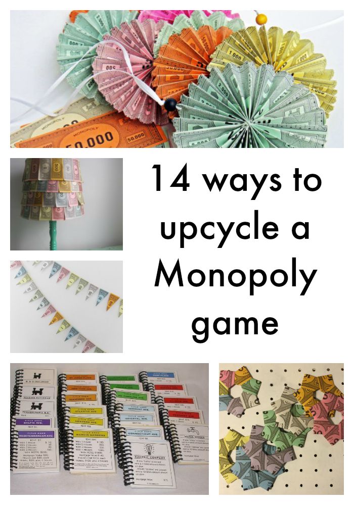 14 ways to upcycle a Monopoly game