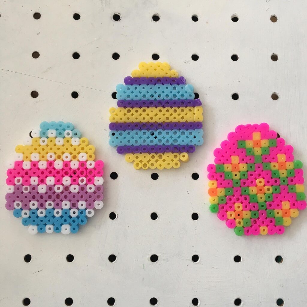Easter egg fuse bead decoration thegingerbreadhouse.co.uk