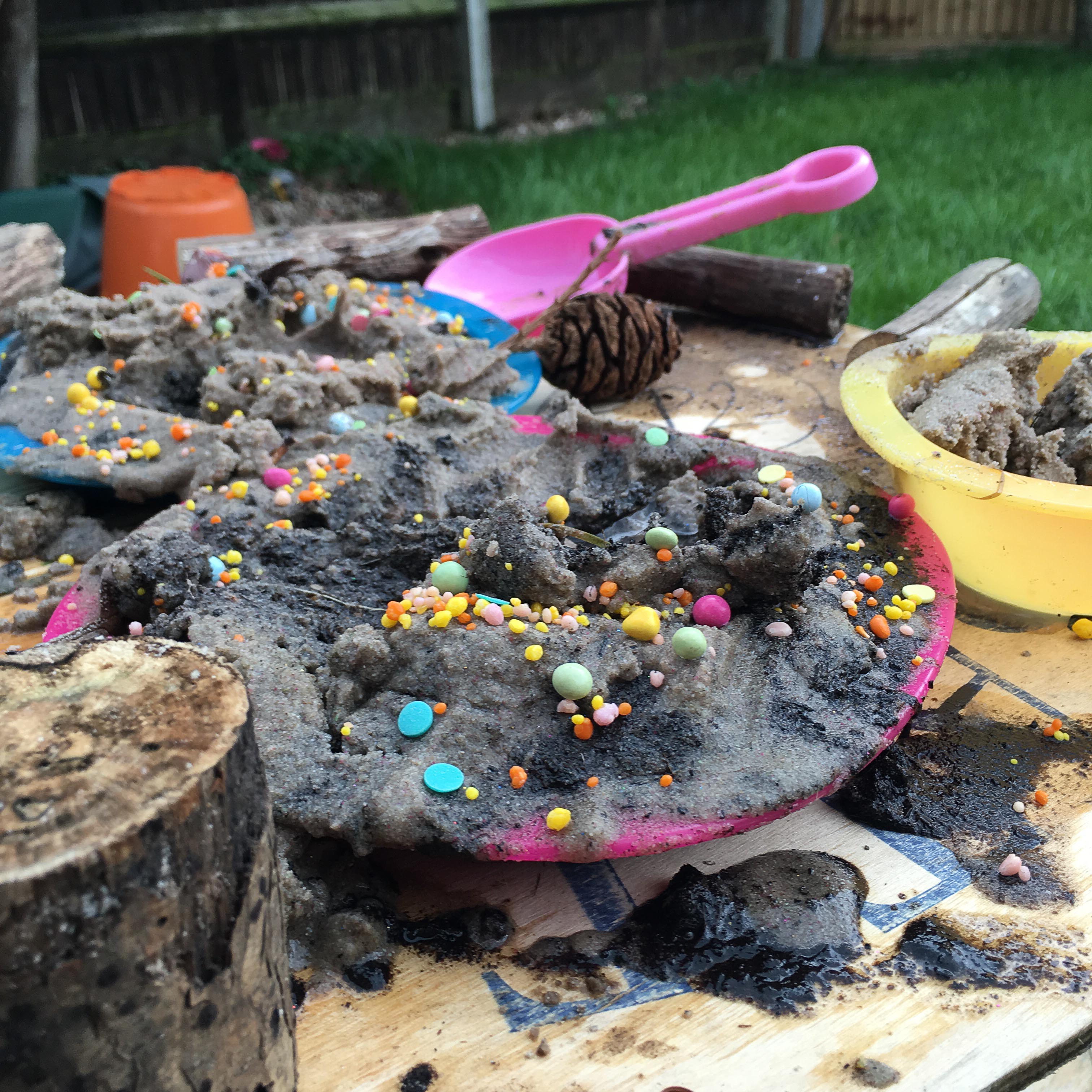 outdoor mud kitchen