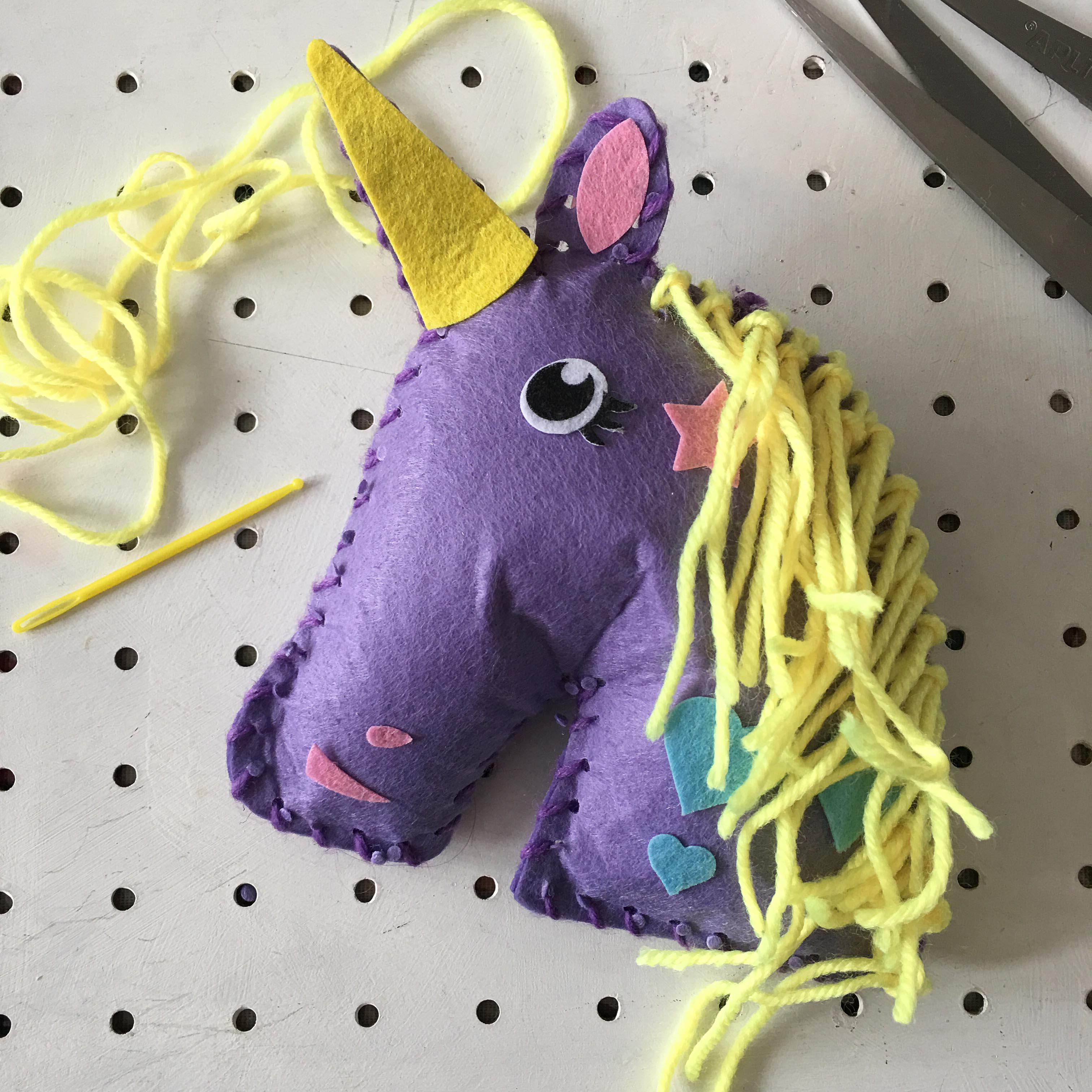 how to sew a unicorn