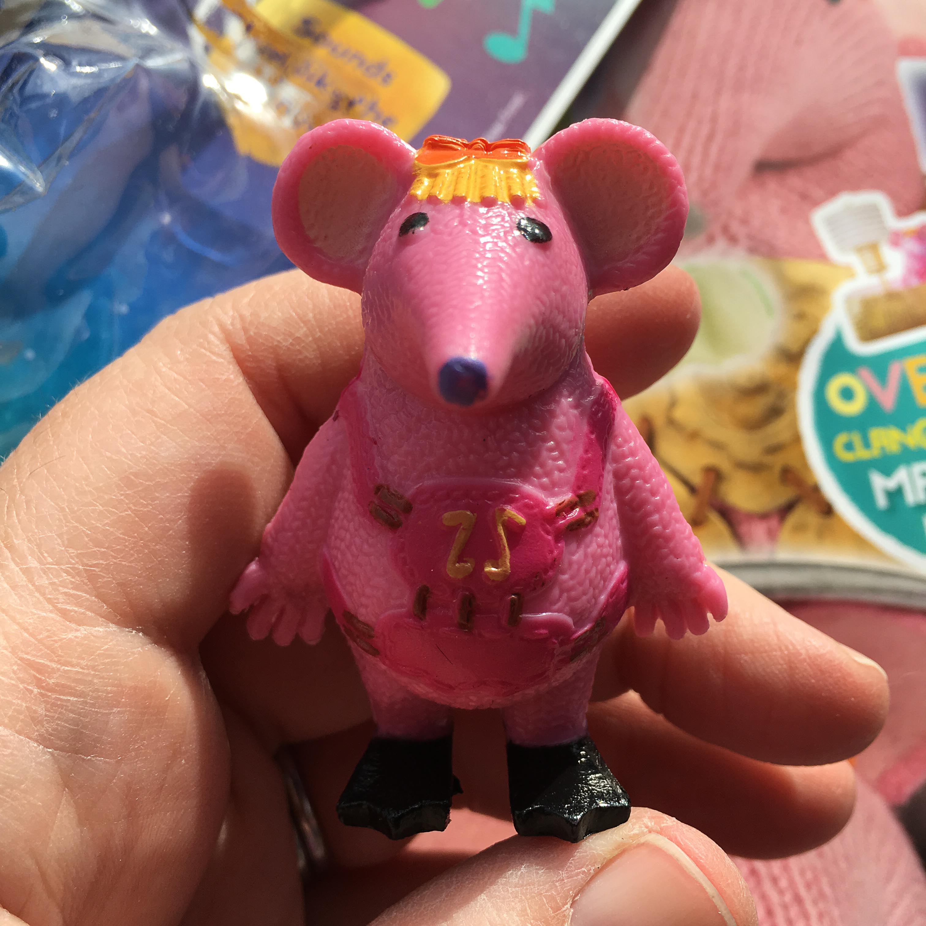 Tiny figurine from Clangers magazine