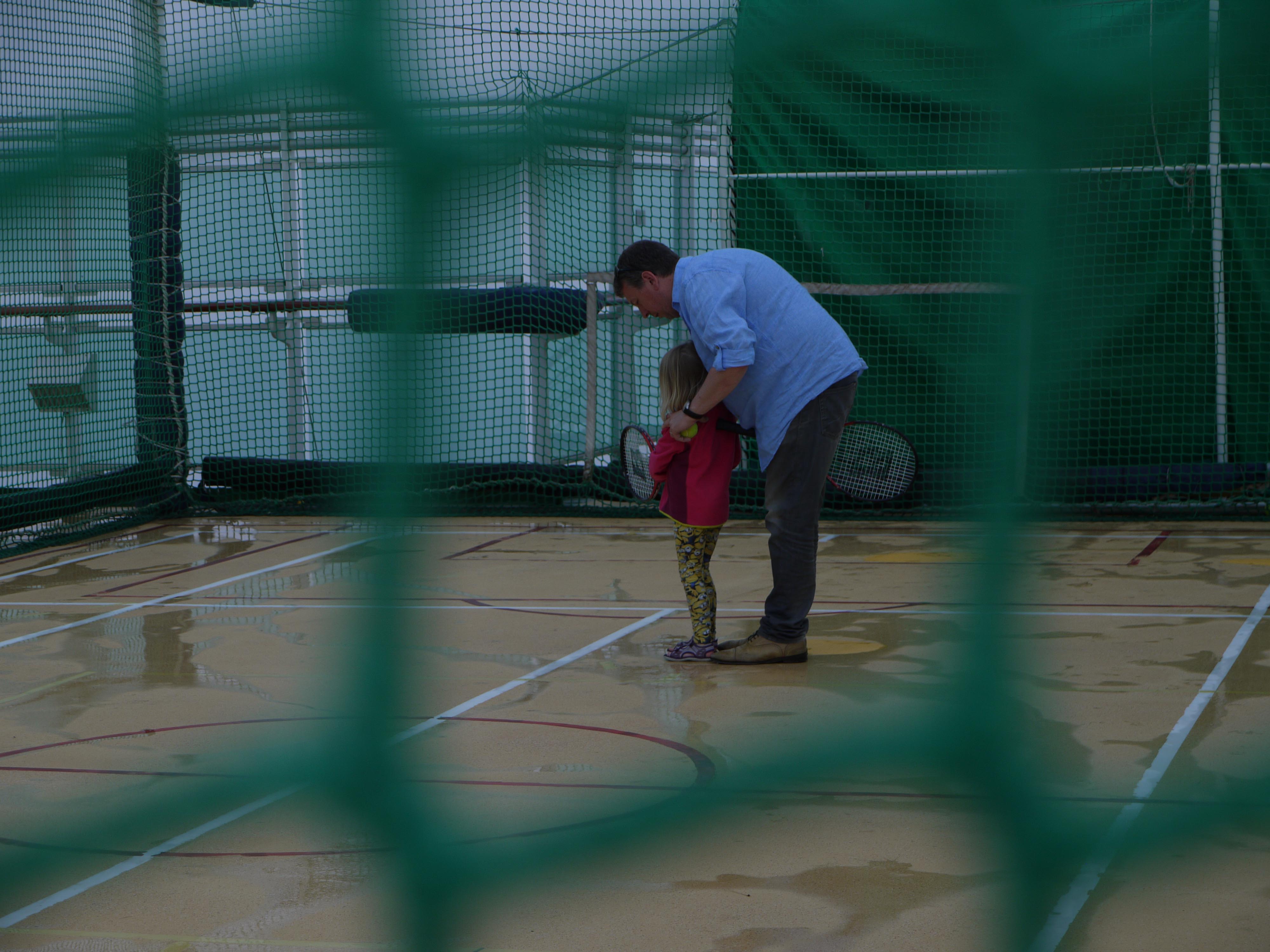 getting ready for Great British Tennis Weekend