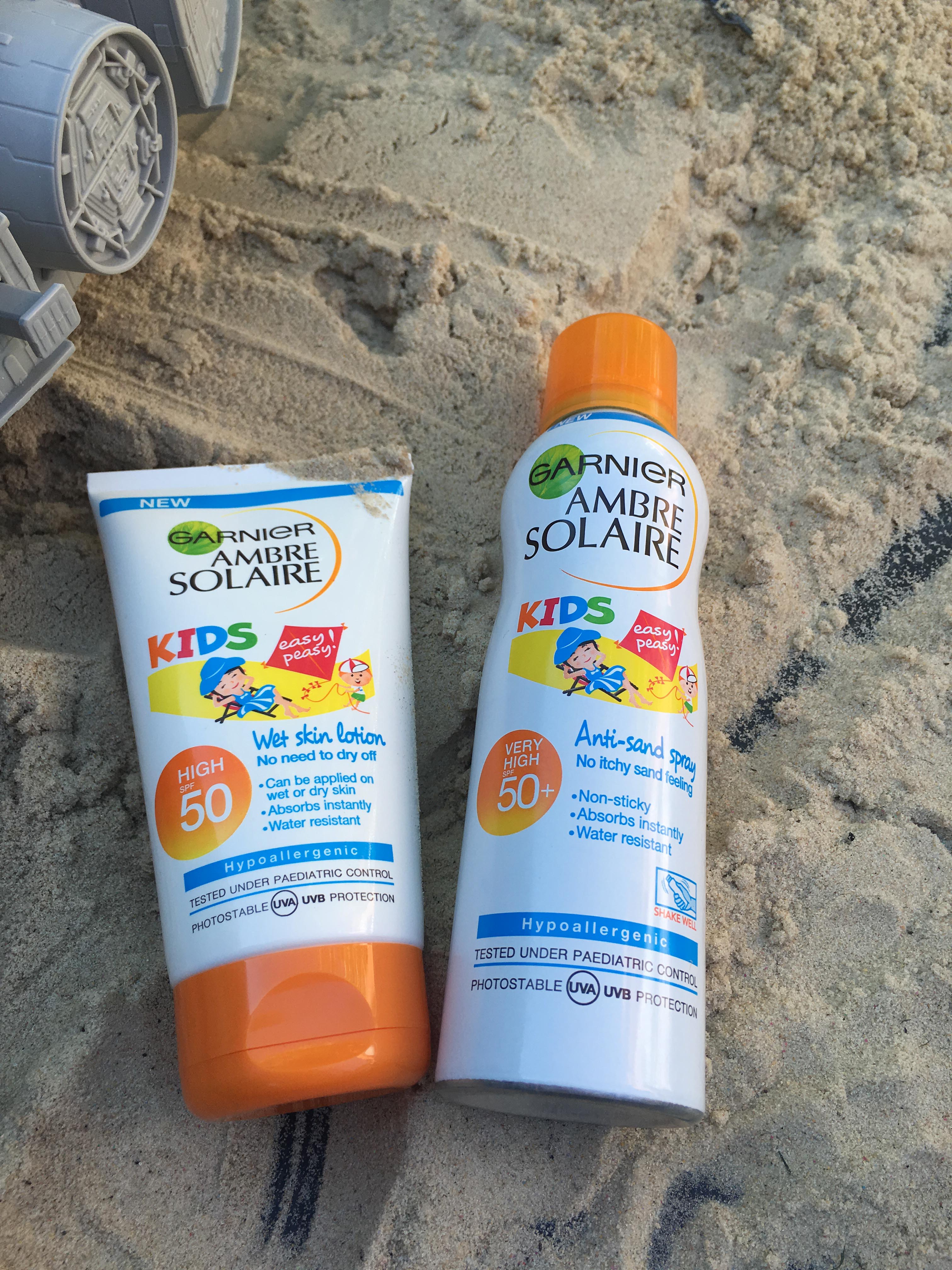 Garnier Ambre Solaire Easy Peasy Kids range