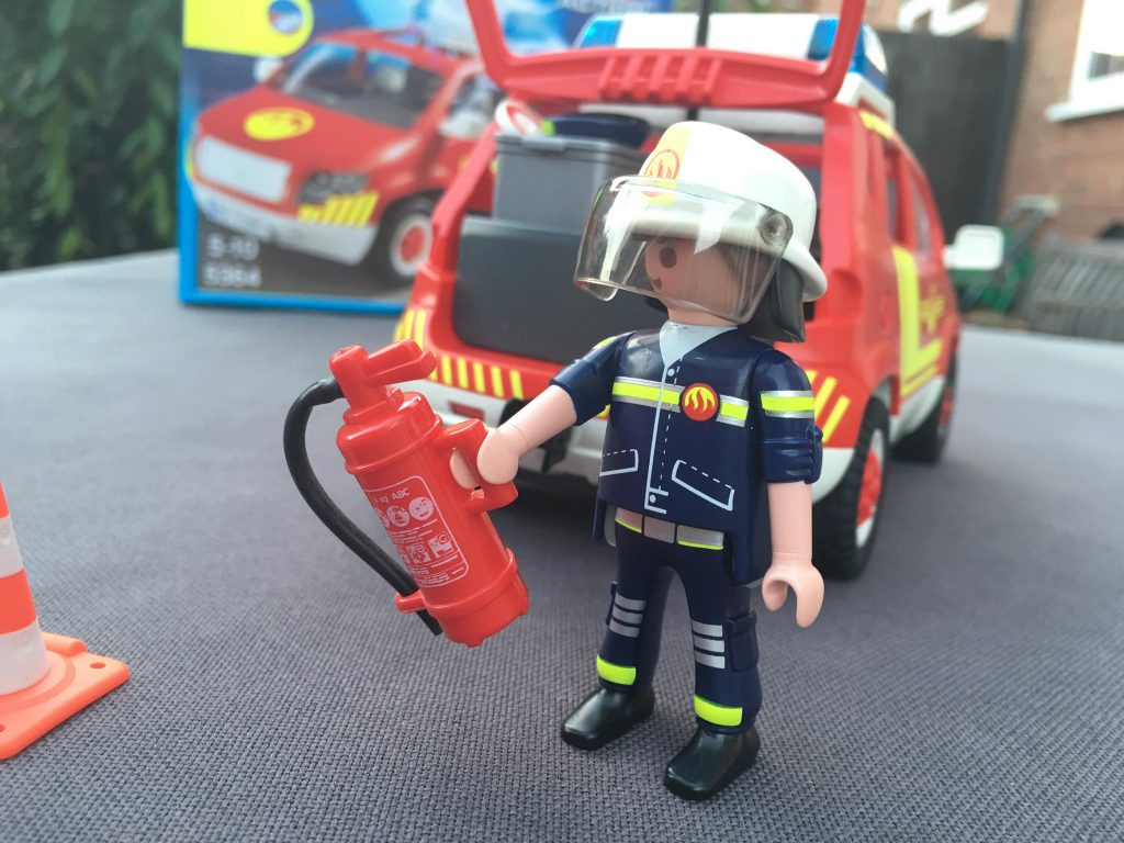 Playmobil fire chief car deals