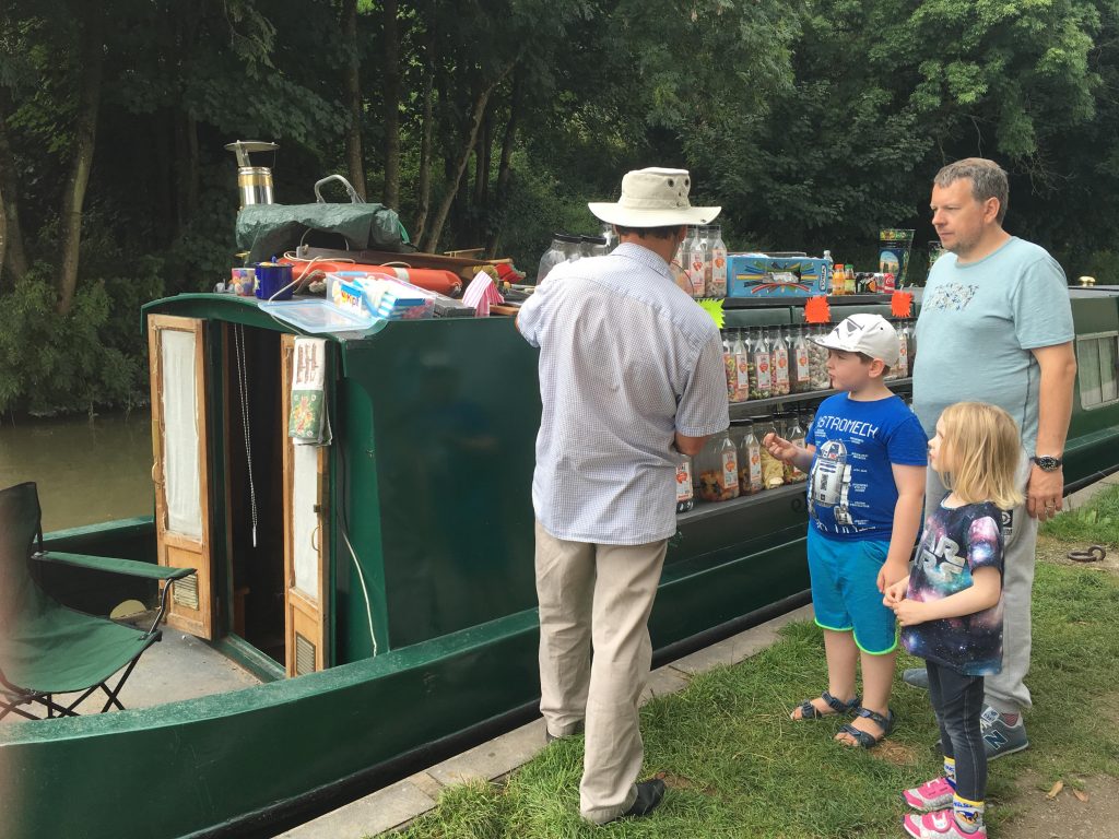 Kennet and Avon Canal sweetie boat