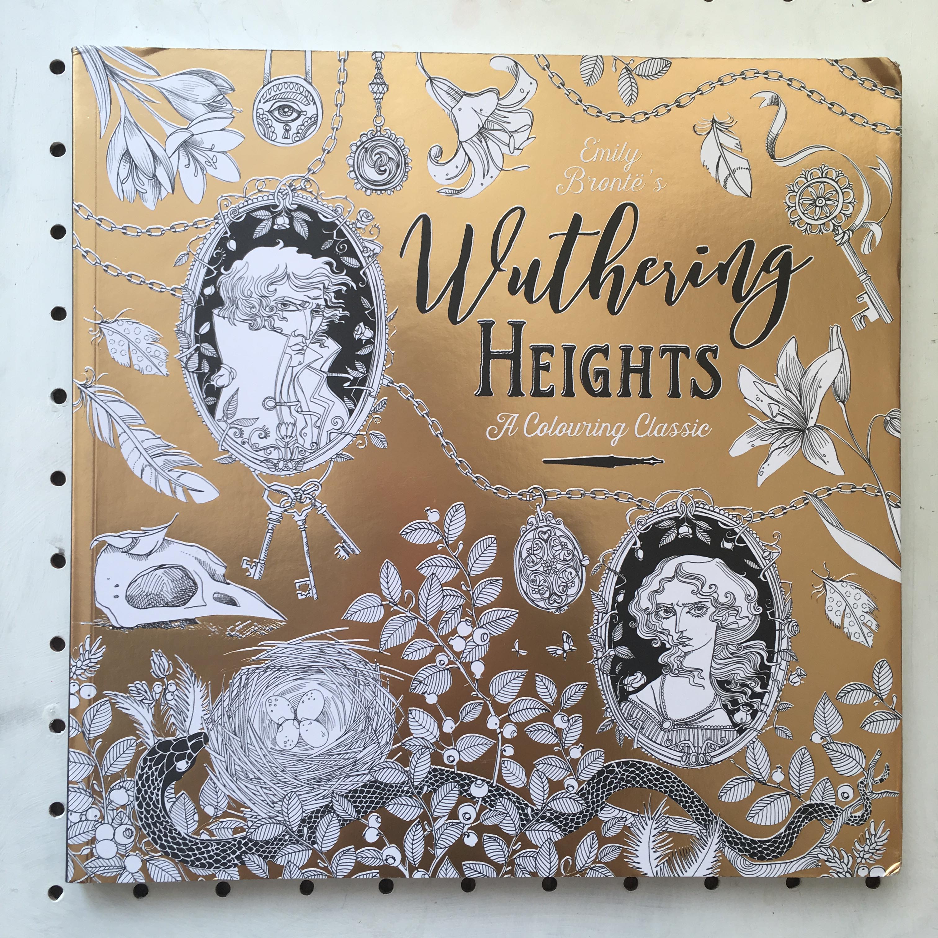 Emily Bronte’s Wuthering Heights Colouring Classic