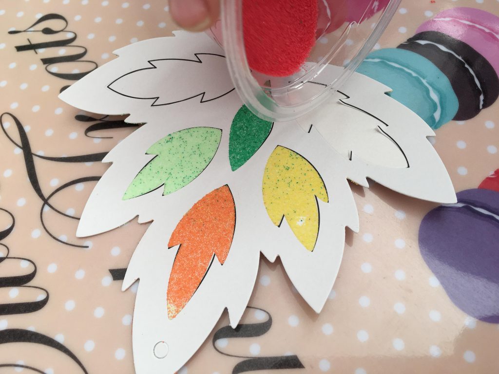 Leaf Sand Art Decorations