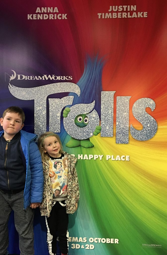 half term trip to see Trolls