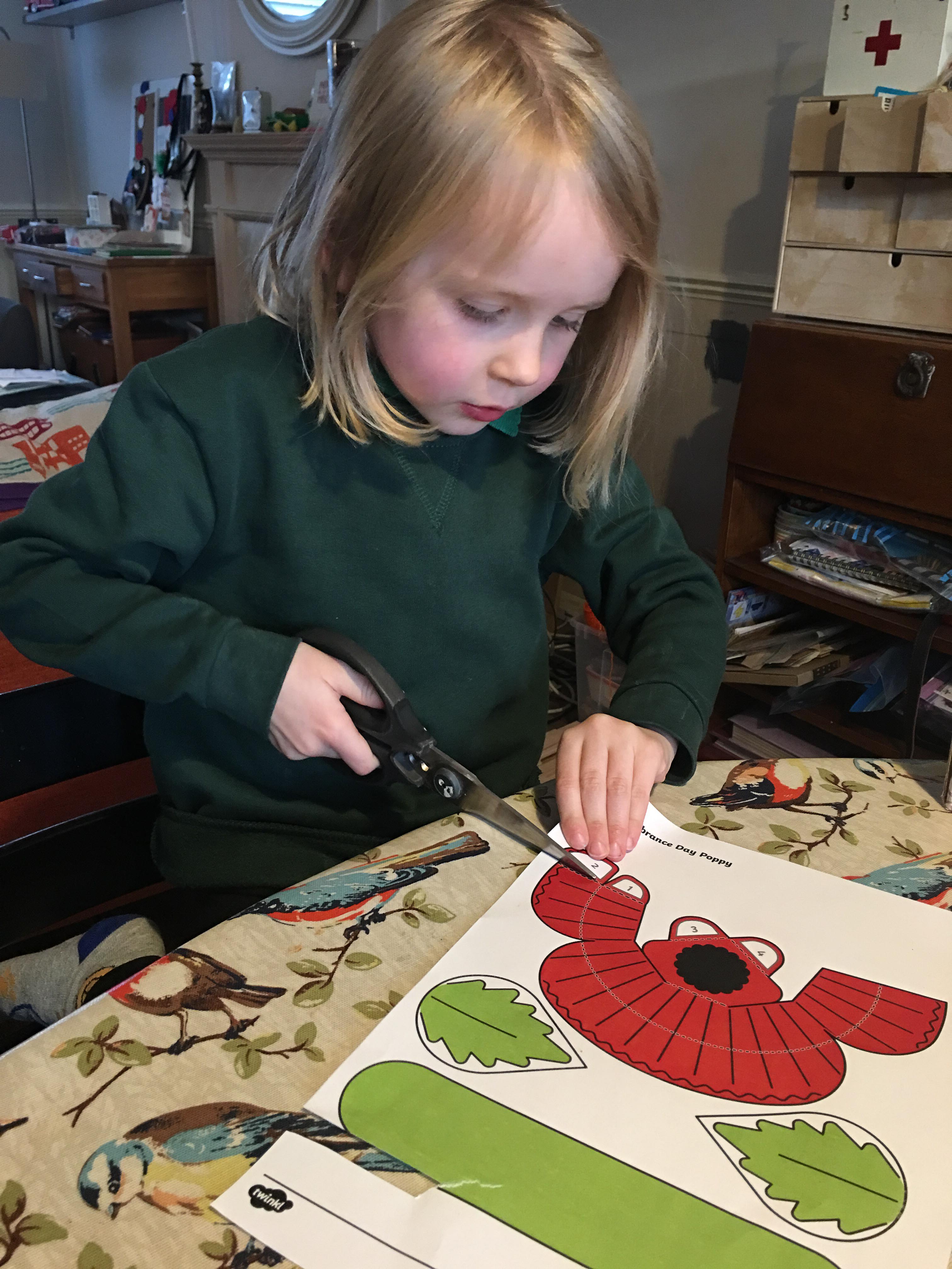 Remembrance Day Poppy craft for children