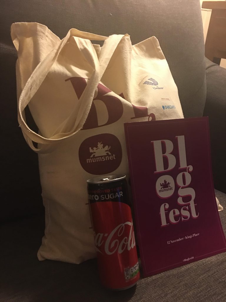 Blogfest goody bag