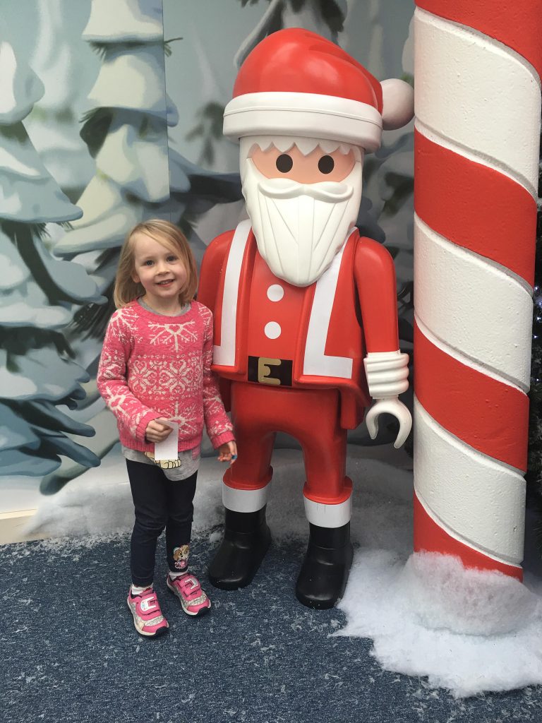 A visit to Father Christmas at the Playmobil Christmas Grotto at Intu Watford