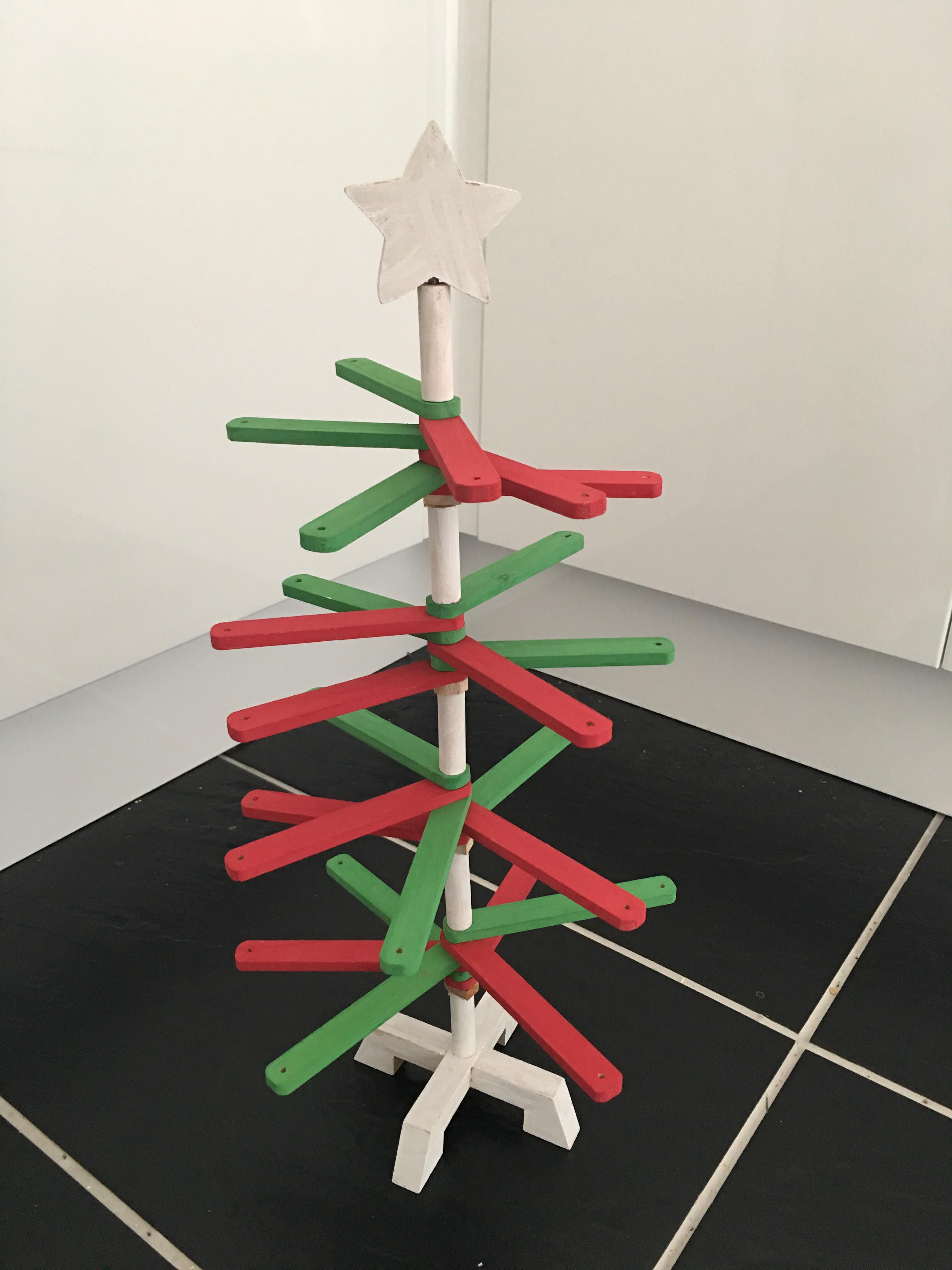 Wooden Advent tree {Ikea hack}