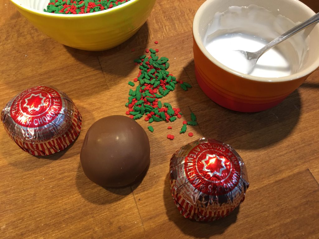 Easy Tunnocks Teacake Christmas puddings