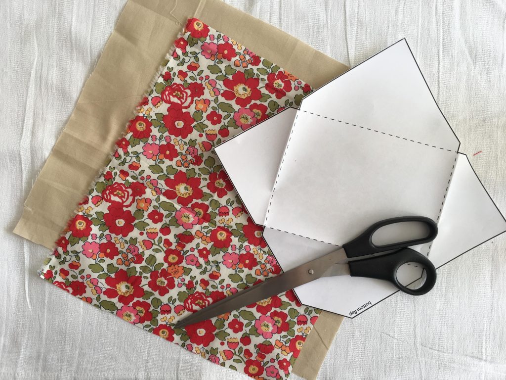 fabric envelope for a Valentine