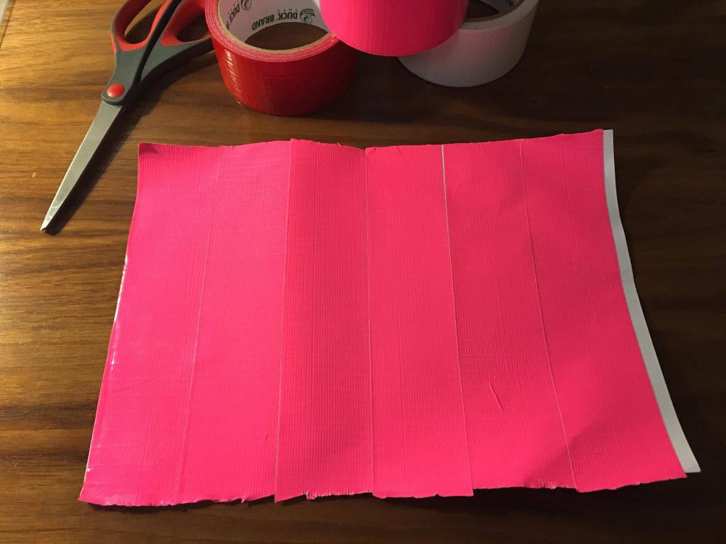 how to make a Duck Tape sheet