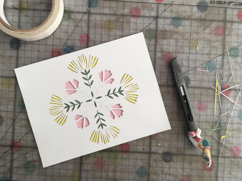 floral mandala from Mollie Makes Creativity