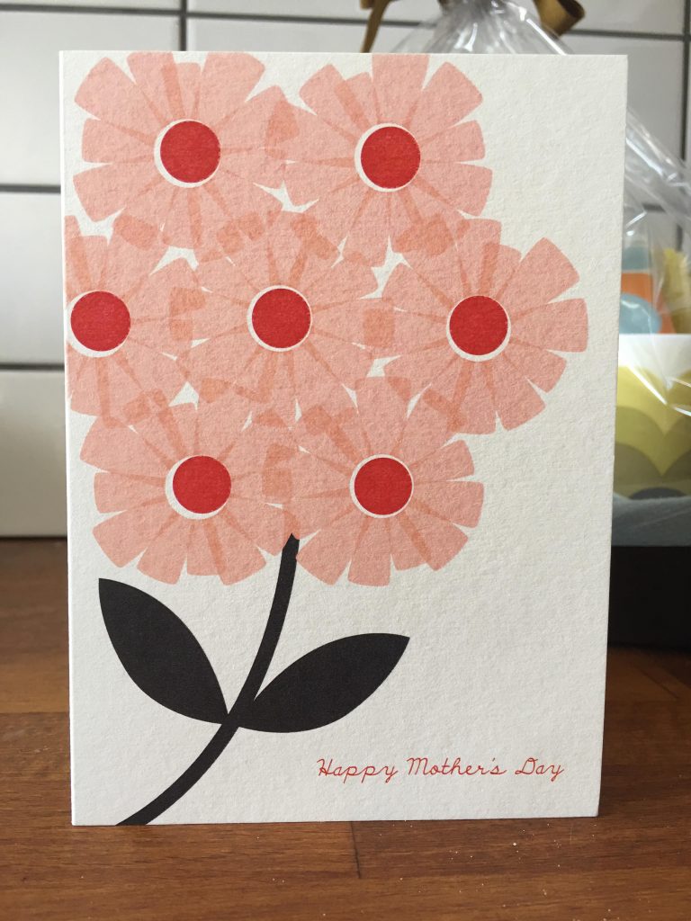 Orla Kiely Mother's Day card