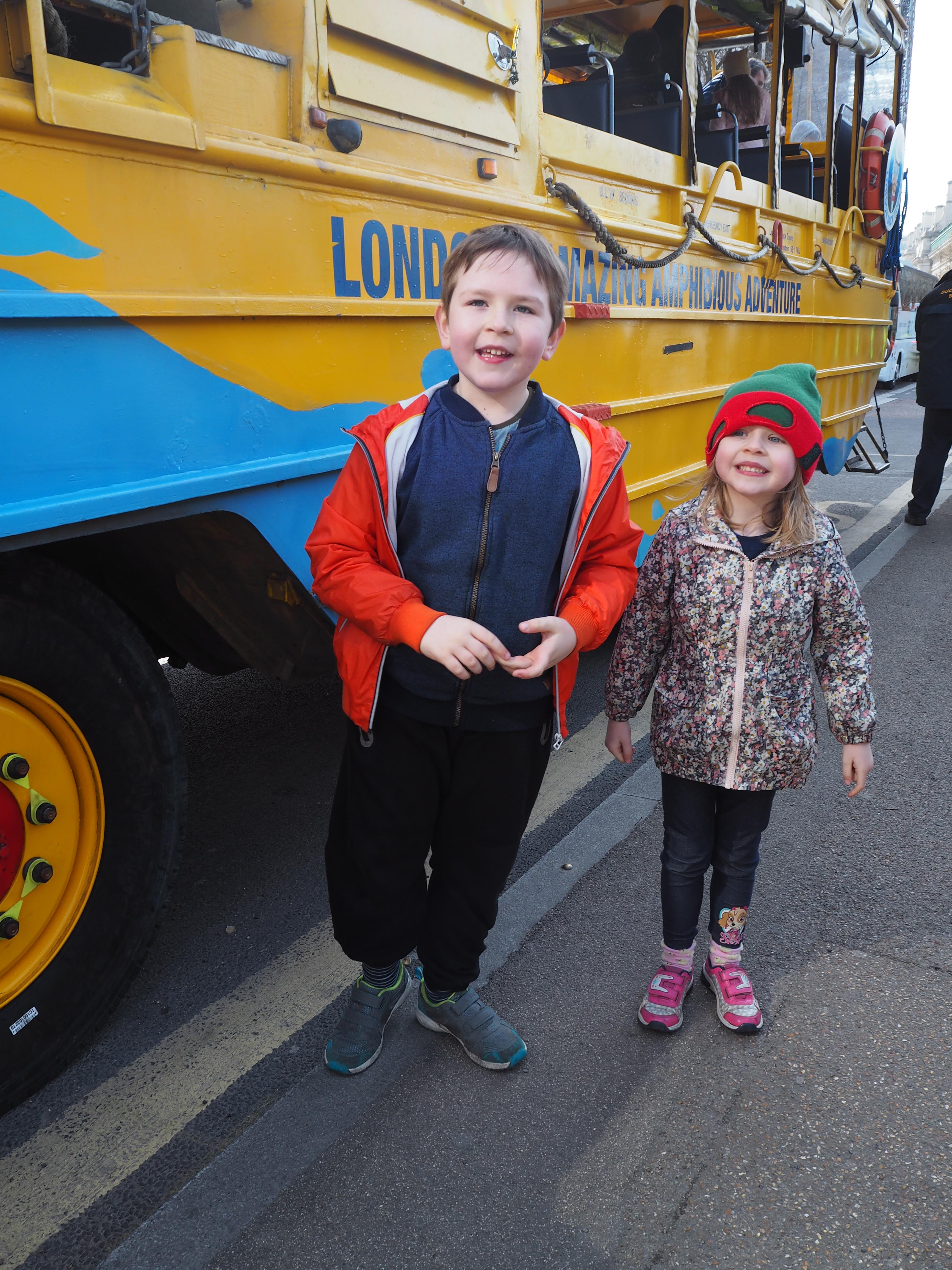 Sightseeing in London with kids