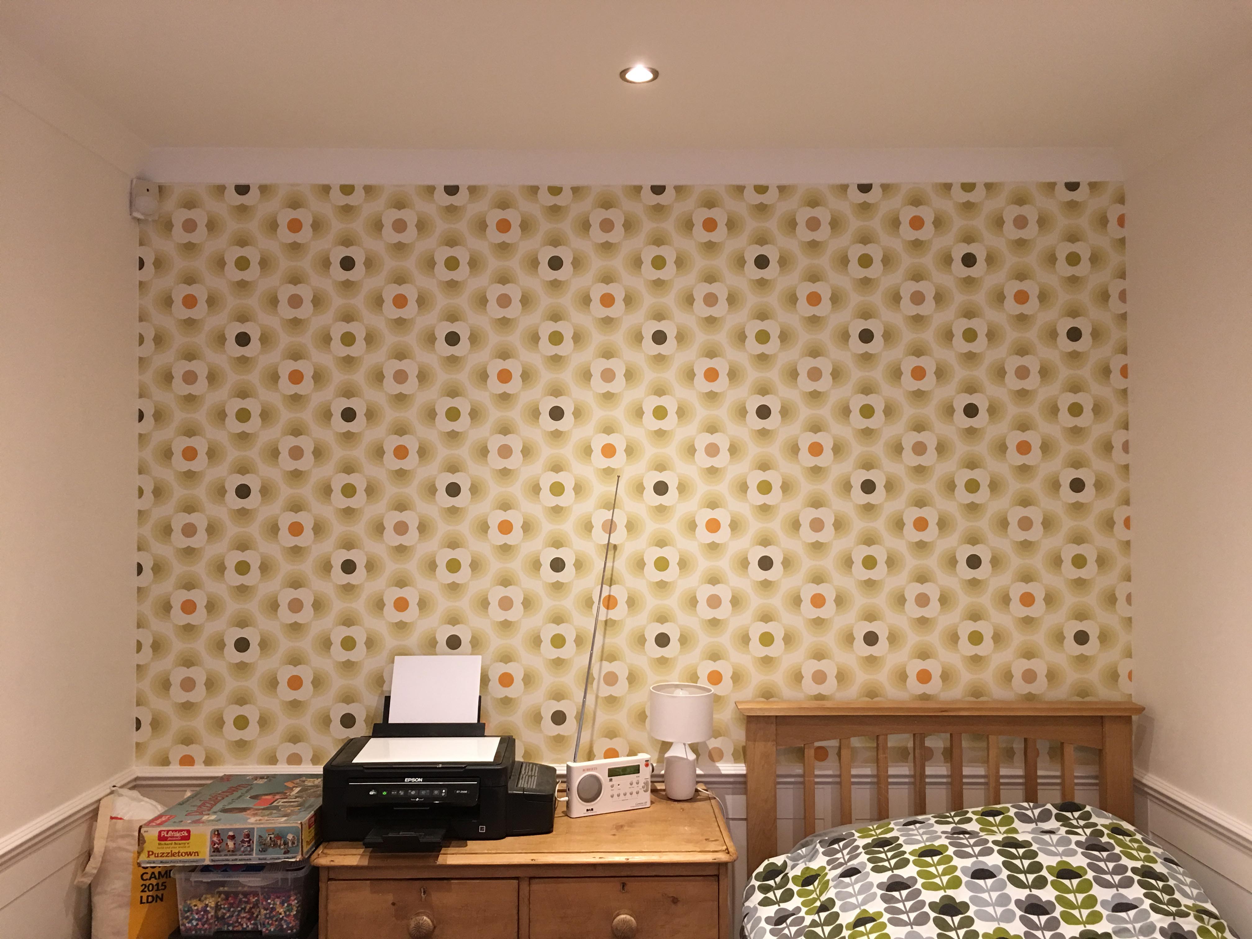 finishing touches to our spare room