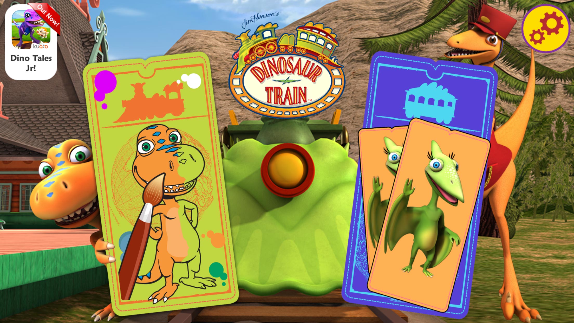 Dinosaur Train: Paint and Match