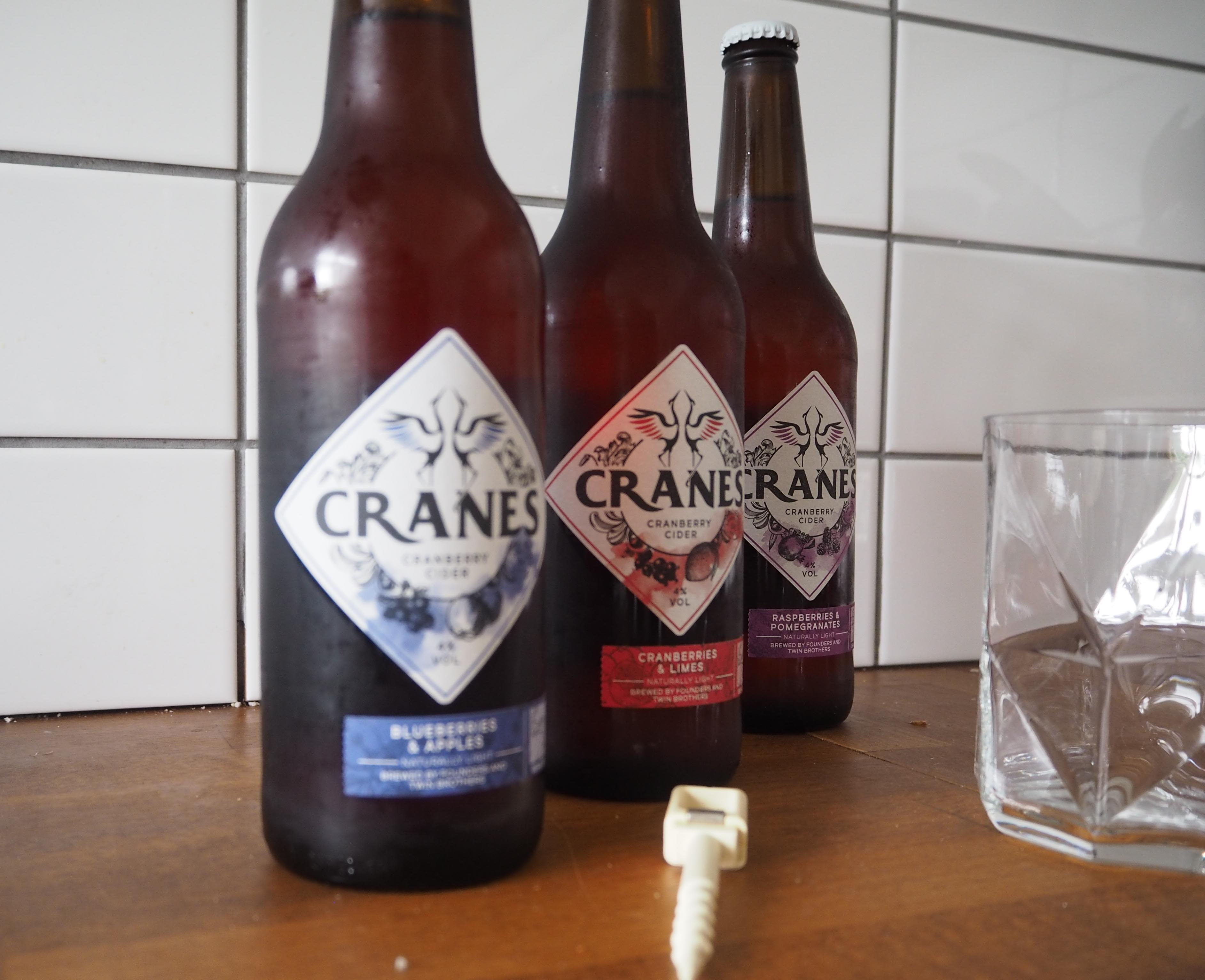 Enjoying the good weather with Cranes cider