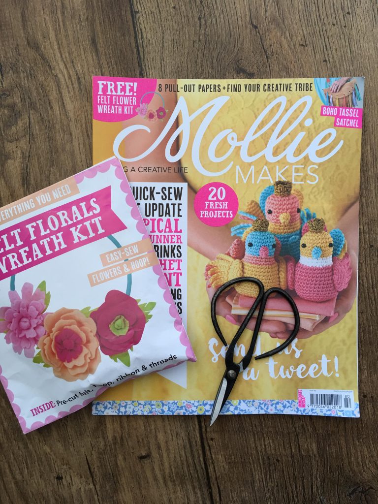 Mollie Makes Felt Florals Wreath Kit