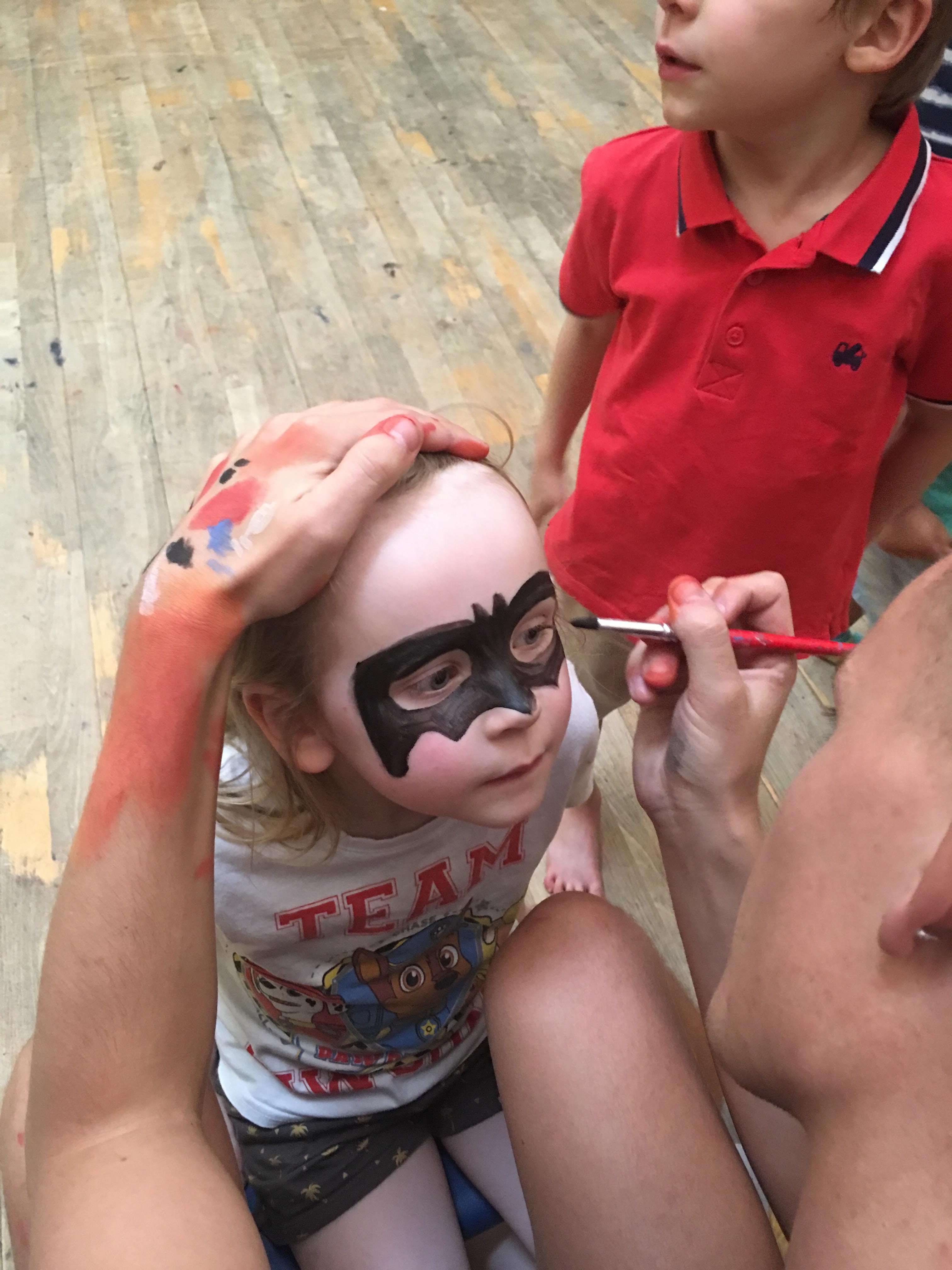 Batman face paint