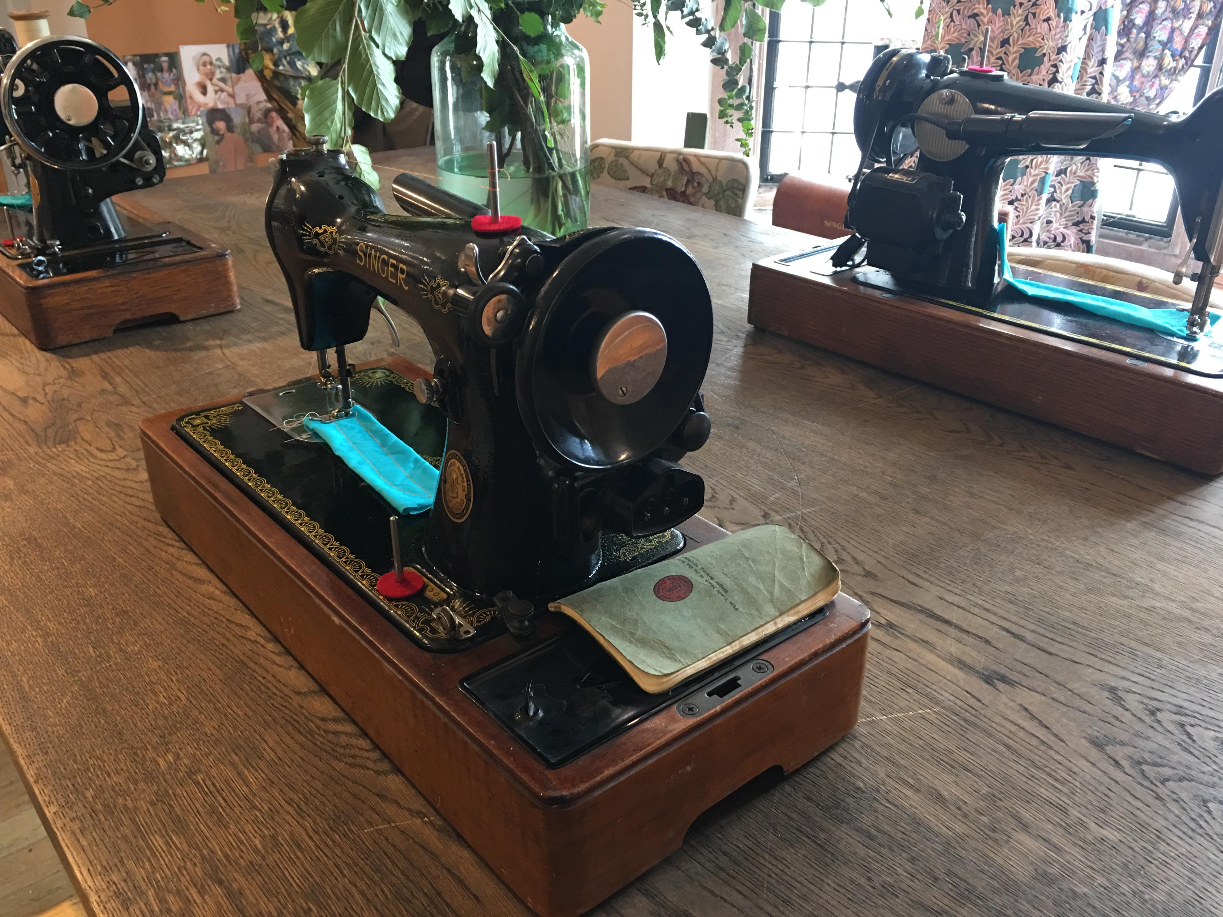 sewing machines at Liberty London