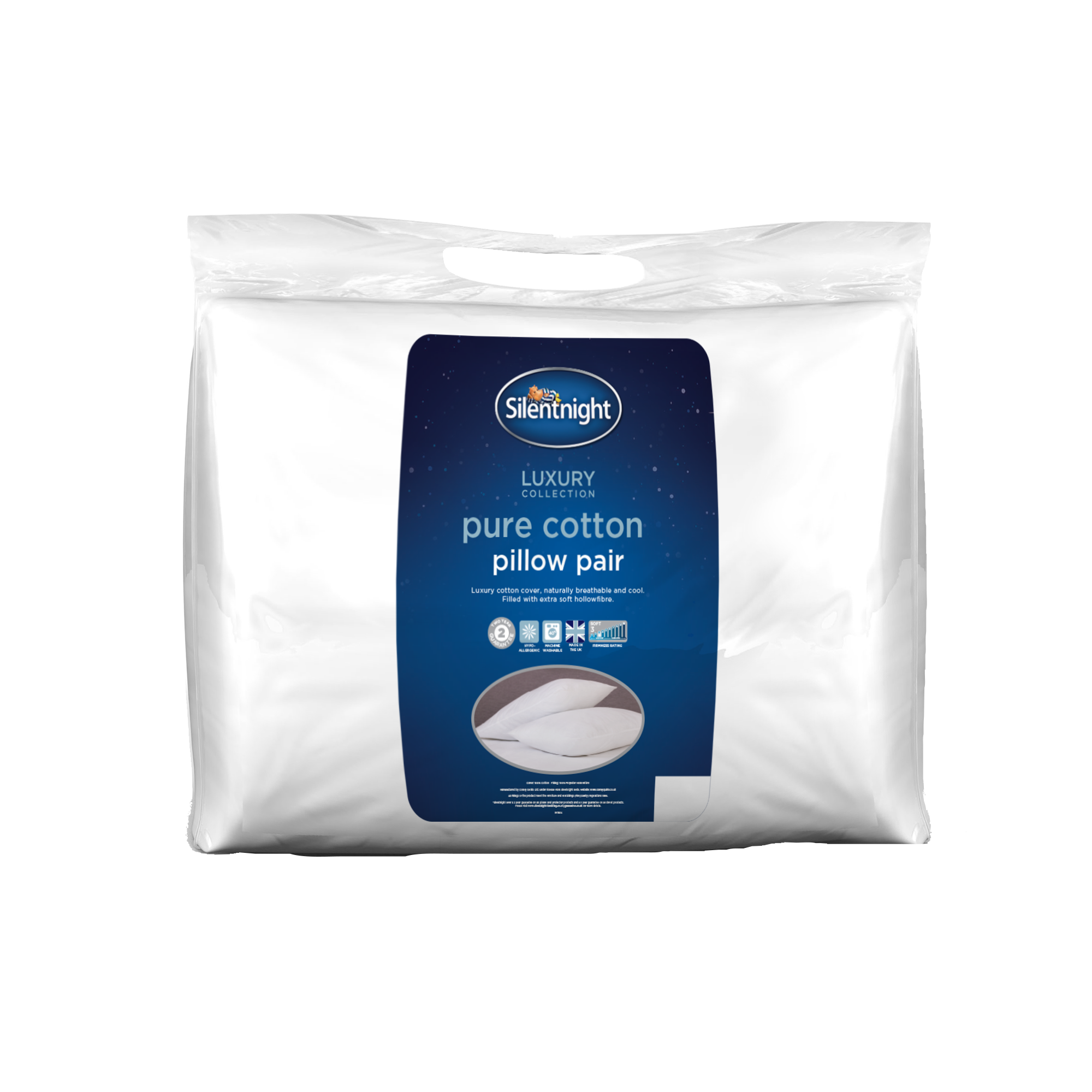 Win a pair of Silentnight Pure Cotton Pillows
