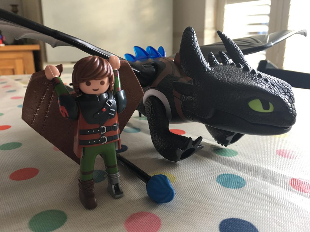 Hiccup and Toothless (Playmobil Dragons 9246)