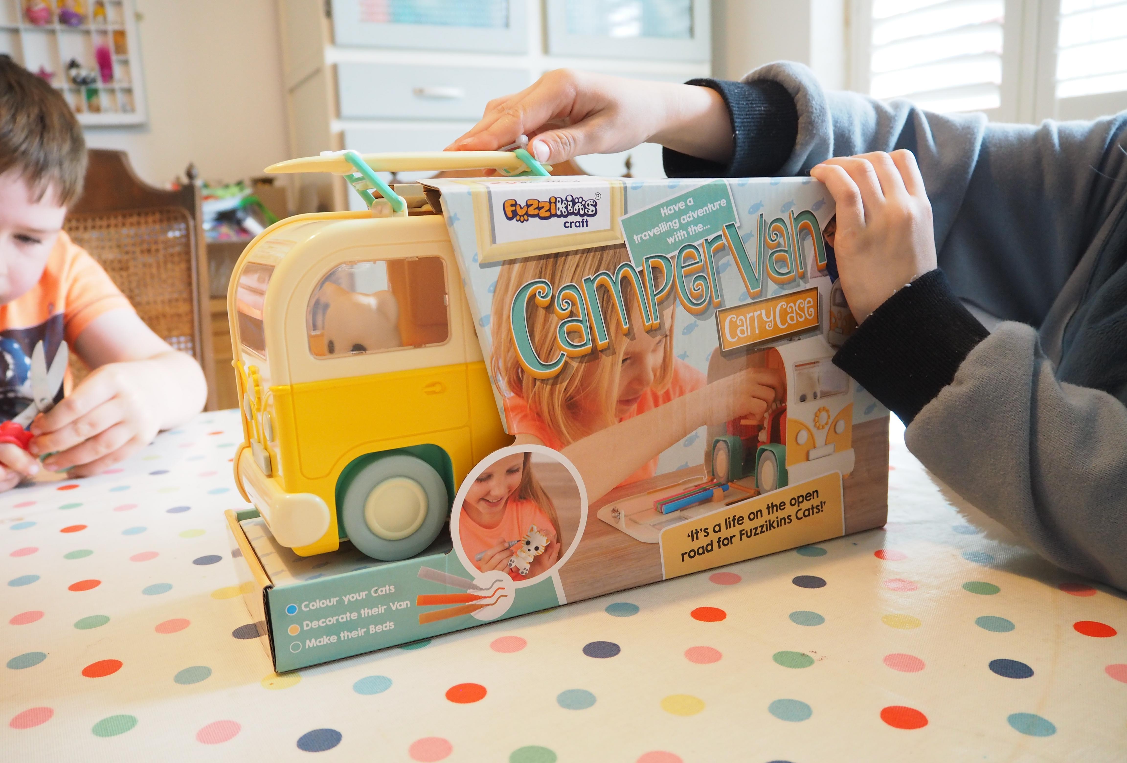 Fuzzikins Craft Campervan Carry Case