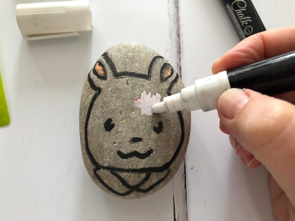 Sylvanian Families painted rocks