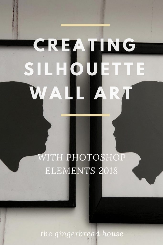 Creating Silhouette Wall Art with Adobe PHOTOSHOP Elements 2018