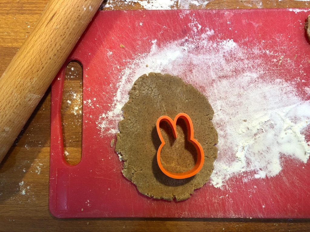 Miffy Sugar Skull gingerbread biscuits