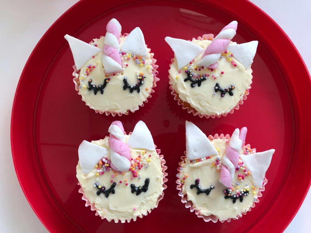 Easy Unicorn cupcakes