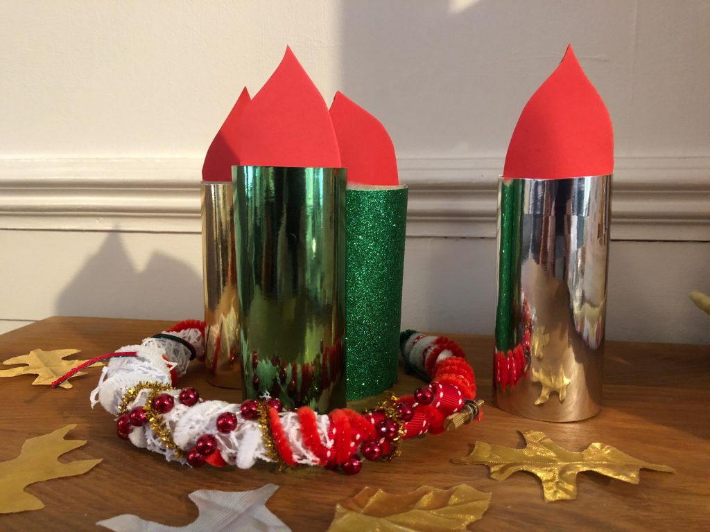 advent candle wreath craft