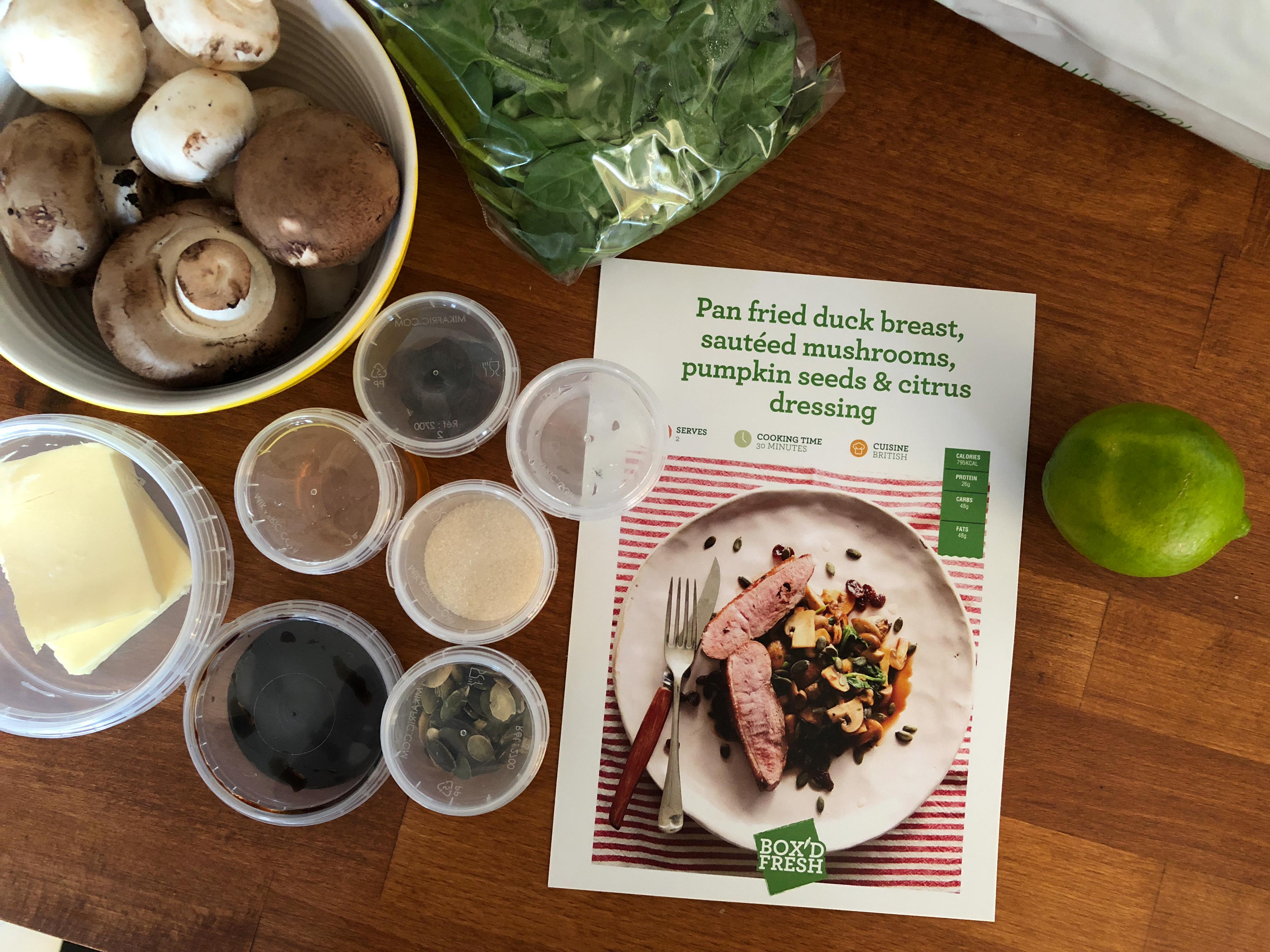 Dinner sorted with Box’d Fresh