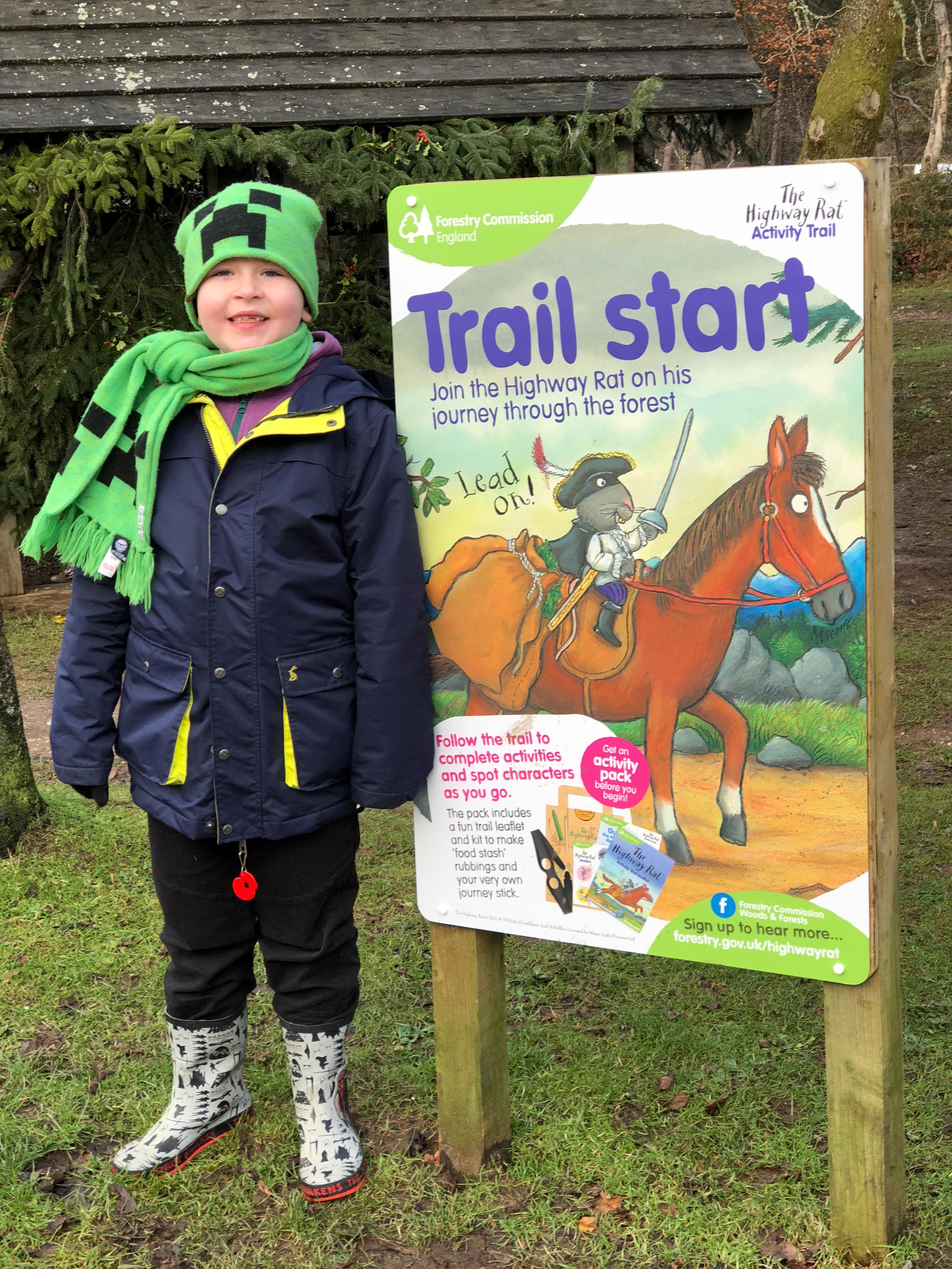 Free Highway Rat activity trail {at Haldon Forest}