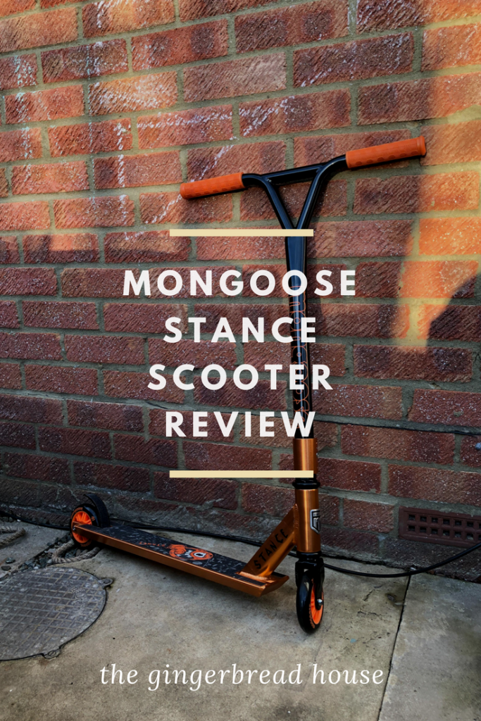 Mongoose Stance Scooter review thegingerbreadhouse.co.uk
