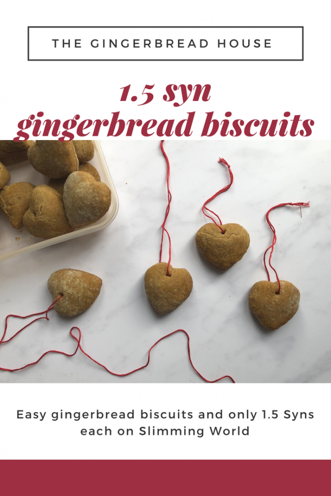 1.5 Syn gingerbread biscuits