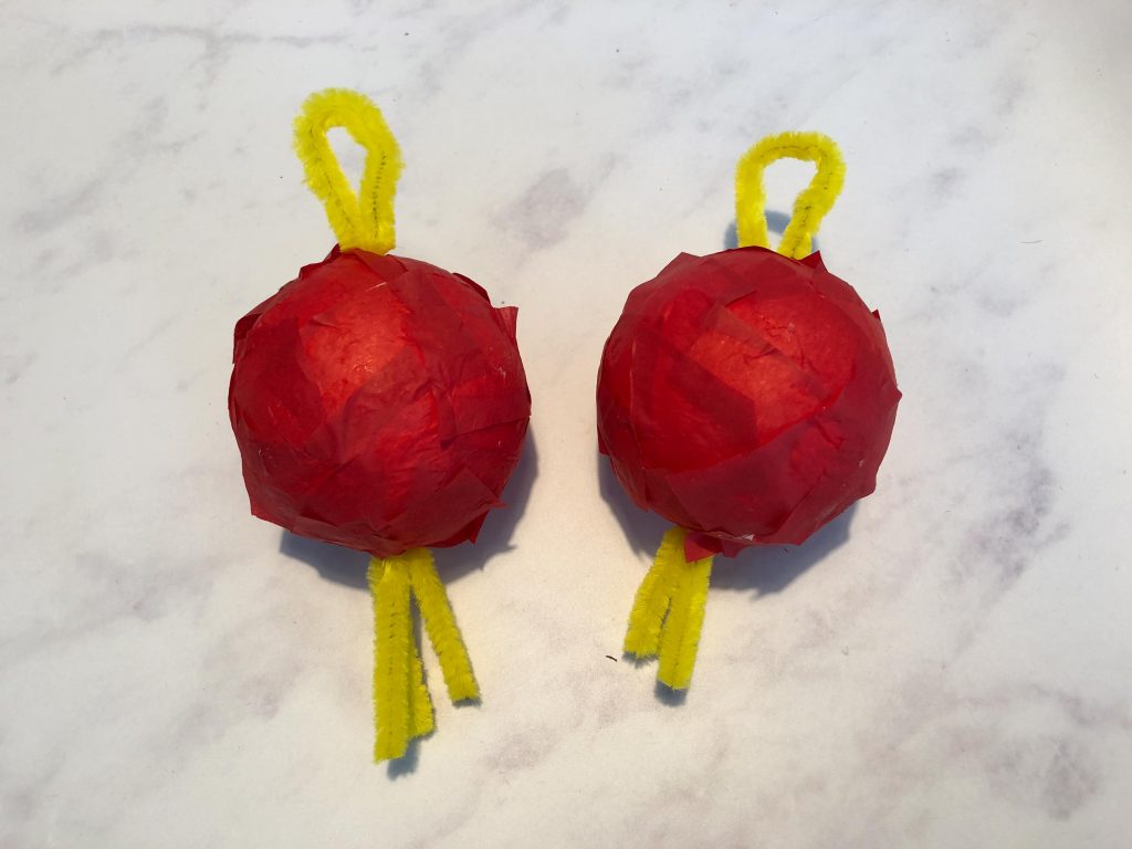 Chinese New Year lantern craft for kids