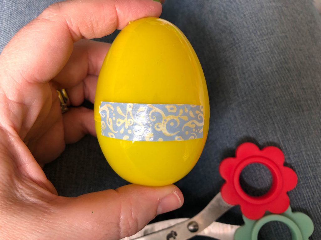 washi tape easter eggs